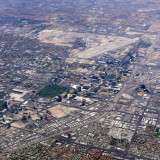 Las Vegas airport and city