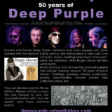 Art and History: 50 Years of Deep Purple exhibition